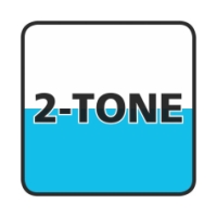 bo-camp Dinerbord melamine 2tone blauw 6181140
