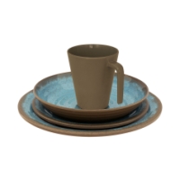 eurotrail Ocean Servies 16 delig brown/blu ETKW2046