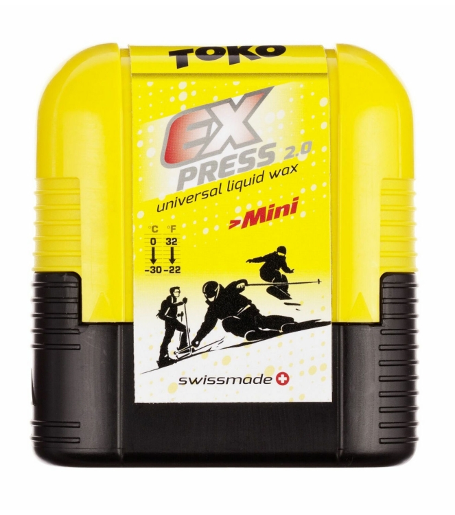 toko toko Express Mini 75 ml TO5509259 toko wintersport accessoires TO5509259 ecru bij Leerentveldvrijetijd.nl