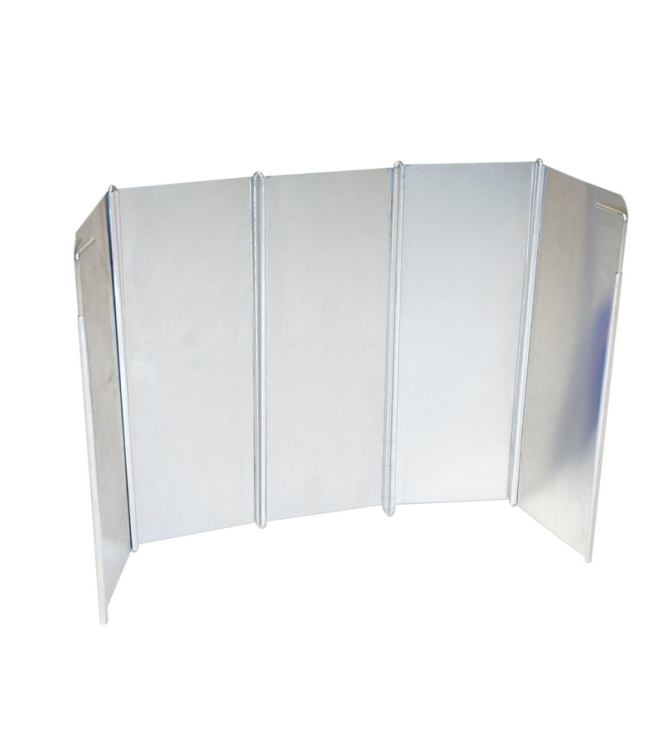 Bo-Camp Bo-Camp Windscherm Alu 5-delig 25x48cm 1509225 Bo-Camp gas/benzine 1509225 ecru bij Leerentveldvrijetijd.nl