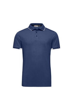 Kjus Kjus Men Stan Polo S/S (front logo) atlanta blue