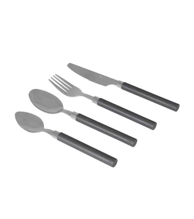 Bo-Camp Bo-Camp Bestekset 24-delig in mandje 6102102 Bo-Camp koken 6102102 ecru bij Leerentveldvrijetijd.nl