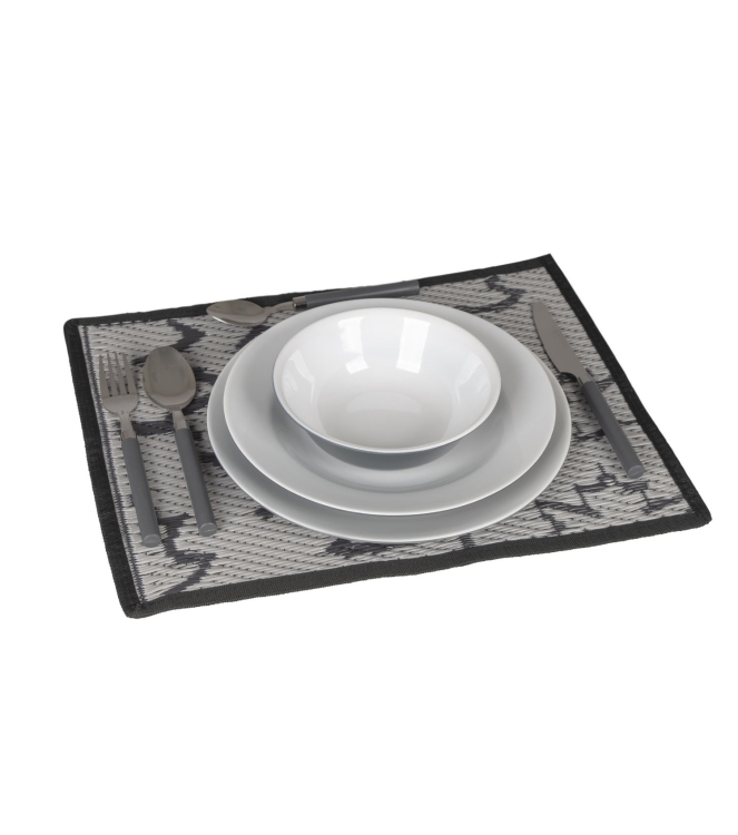 Bo-Camp Bo-Camp Bestekset 24-delig in mandje 6102102 Bo-Camp koken 6102102 ecru bij Leerentveldvrijetijd.nl