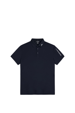 j. lindeberg j. lindeberg Tour Tech Reg Fit Golf Polo Black