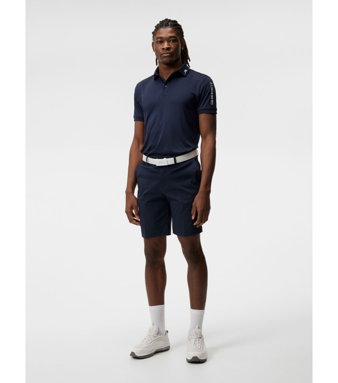 j. lindeberg j. lindeberg Tour Tech Reg Fit Golf Polo jl navy GMJT06337 JL Navy j. lindeberg fleeces en truien GMJT06337 antraciet bij Leerentveldvrijetijd.nl