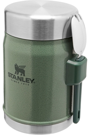 Stanley Stanley The Legendary Food Jar + Spork .4L / 14oz Hammertone Green