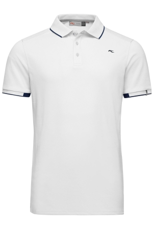Kjus Kjus Men Stan Polo S/S (front logo) White