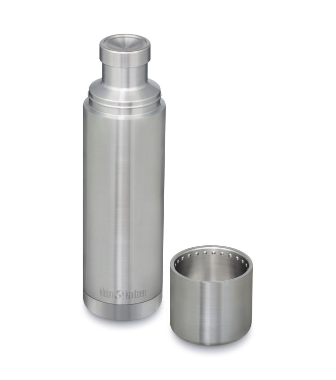 Klean Kanteen Klean Kanteen Isolatiefles TKPro 1000ml/33oz brushed stainless 1009465 brushed stainless Klean Kanteen koken 1009465 lichtblauw bij Leerentveldvrijetijd.nl