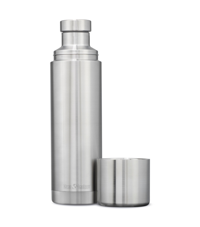 Klean Kanteen Klean Kanteen Isolatiefles TKPro 1000ml/33oz brushed stainless 1009465 brushed stainless Klean Kanteen koken 1009465 lichtblauw bij Leerentveldvrijetijd.nl
