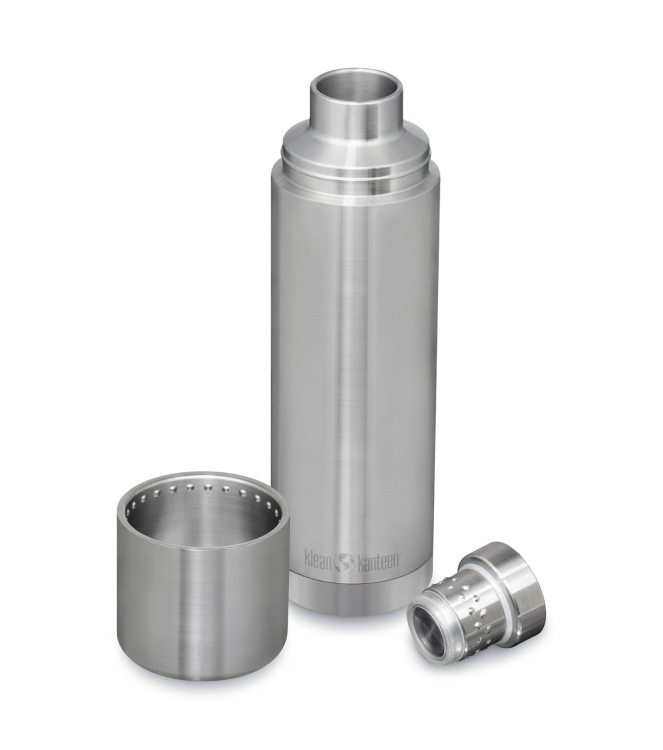 Klean Kanteen Klean Kanteen Isolatiefles TKPro 1000ml/33oz brushed stainless 1009465 brushed stainless Klean Kanteen koken 1009465 lichtblauw bij Leerentveldvrijetijd.nl