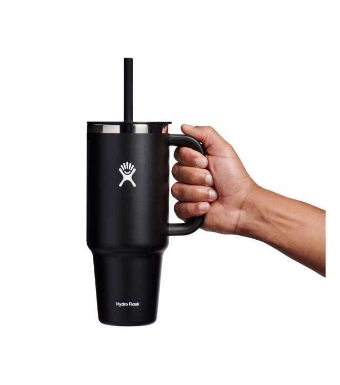 hydro flask hydro flask 40 OZ All Around Travel Tumbler black TT40PS001 Black hydro flask koken TT40PS001 licht grijs bij Leerentveldvrijetijd.nl