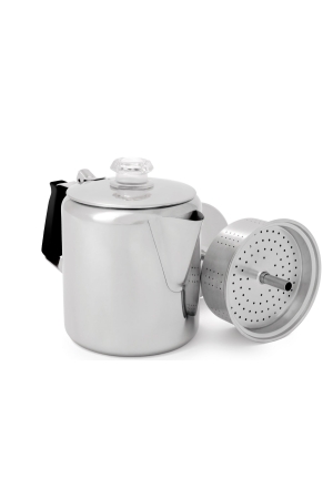 GSI Outdoors GSI Outdoors Glacier Stainless Percolator 6 C GSI Outdoors GSI Outdoors Glacier Stainless Percolator 6 C