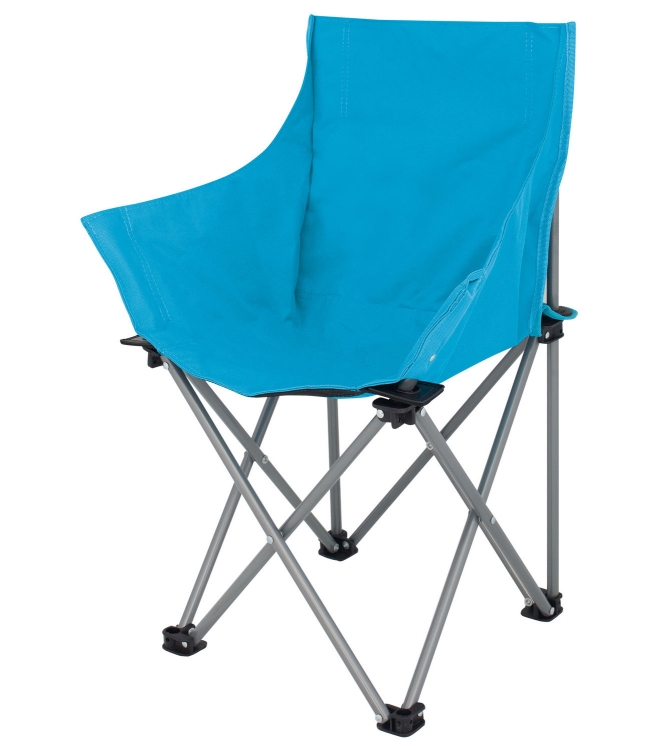 Eurotrail Eurotrail Campingstoel kids Xavier azure ETCF0045 5900 azure Eurotrail meubilair ETCF0045 5900 antraciet bij Leerentveldvrijetijd.nl