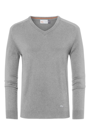 Kjus Kjus Men Kirk V-Neck Pullover silver fog melang Kjus Kjus Men Kirk V-Neck Pullover silver fog melang