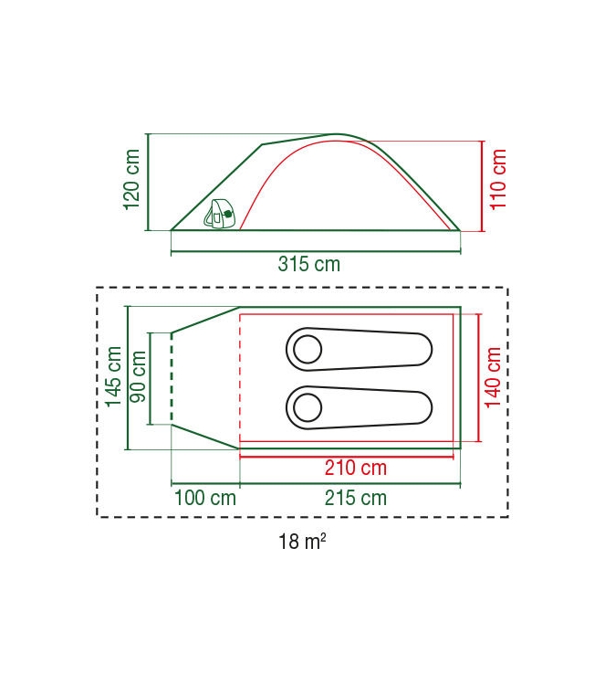 Coleman tenten 2176902 ecru bij Leerentveldvrijetijd.nl