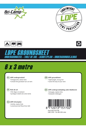 Bo-Camp Bo-Camp Ondergrondzeil 6 x 3 meter 