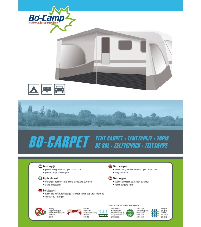 Bo-Camp Bo-Camp Tenttapijt 3,0 x 5,0m Anctraciet 4218155 Bo-Camp tenten 4218155 black bij Leerentveldvrijetijd.nl
