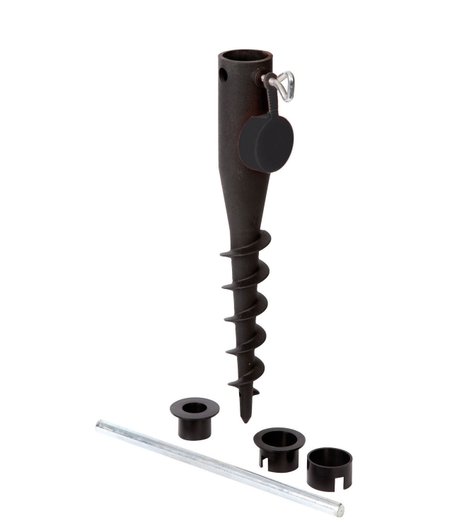 Bo-Camp Bo-Camp Parasol Boor Nylon 26-44 mm 7202715 Bo-Camp tenten 7202715 ecru bij Leerentveldvrijetijd.nl