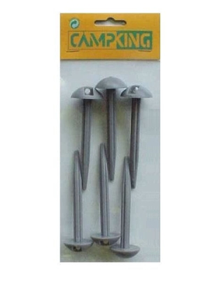 campking campking zak 6 grondzeilpen kunststof 10c