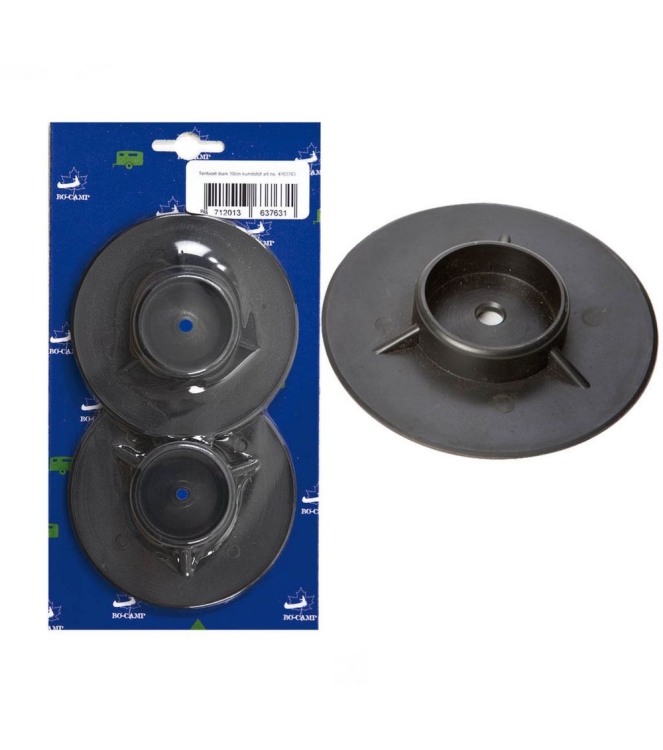 Bo-Camp Bo-Camp Tentvoet groot 10cm 2 stuks 4163763 Bo-Camp tenten 4163763 ecru bij Leerentveldvrijetijd.nl