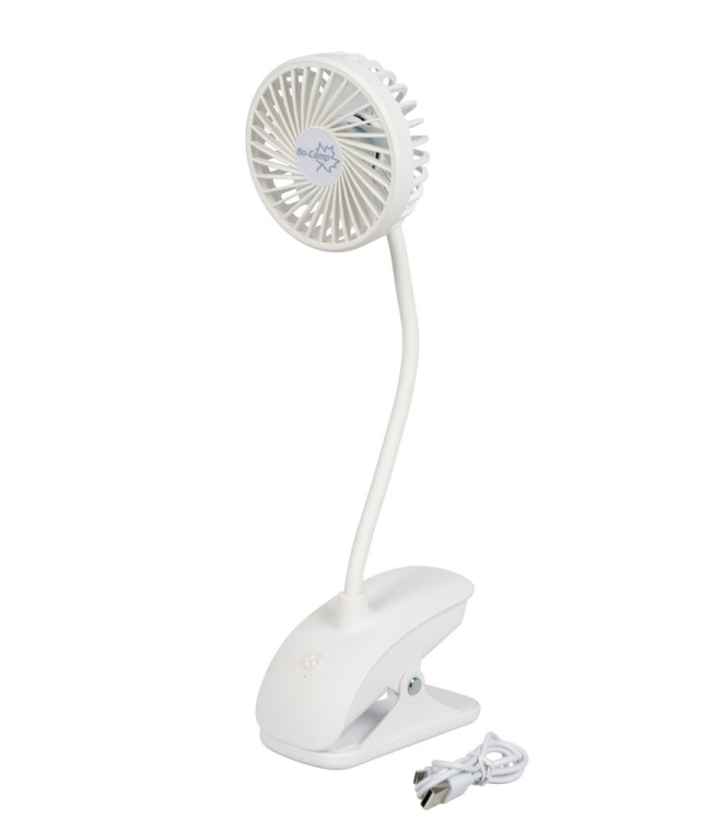 Bo-Camp Bo-Camp Tafelventilator met klem flex  8520950  Bo-Camp electra 8520950 ecru bij Leerentveldvrijetijd.nl
