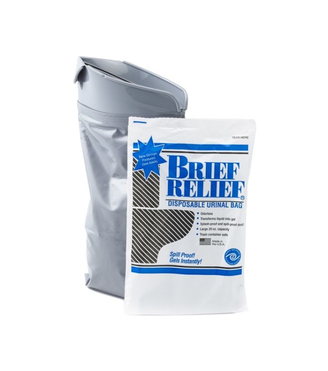 Brief Relief Brief Relief Plaszak wegwerp urinaal 10stuks BR608 Brief Relief caravan BR608 ecru bij Leerentveldvrijetijd.nl