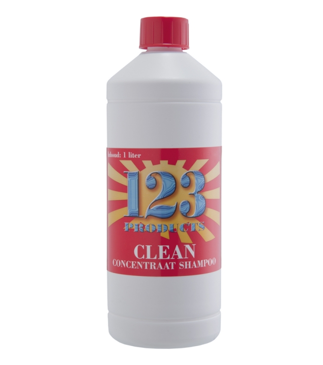 123 123 Clean 1 liter Shampoo  57000006  123 caravan 57000006 ecru bij Leerentveldvrijetijd.nl