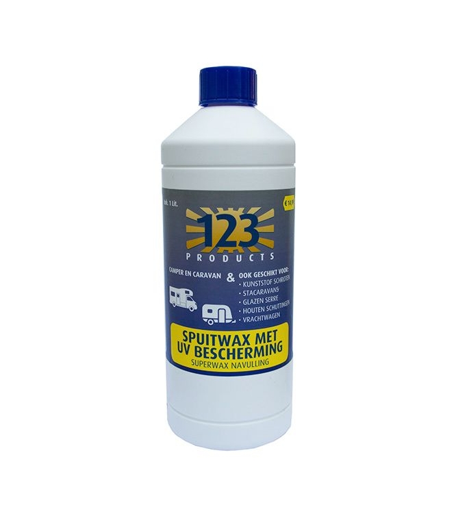 123 123 Superwax UV Navulling 57094611-UVL 123 caravan 57094611-UVL ecru bij Leerentveldvrijetijd.nl