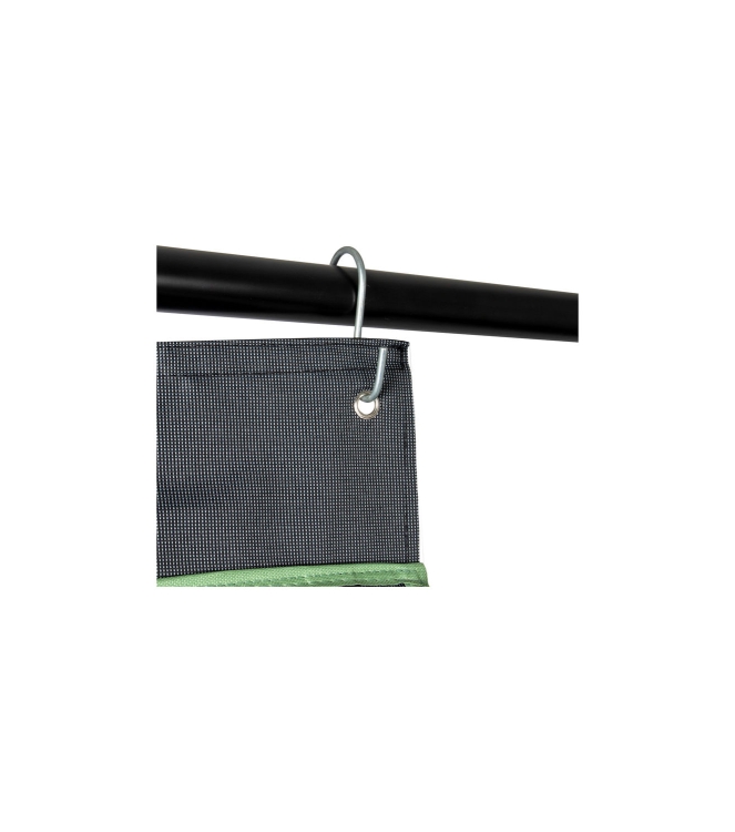 Bo-Camp Bo-Camp Tentschort 11 vaks met spiegel 1771505 Bo-Camp caravan 1771505 ecru bij Leerentveldvrijetijd.nl