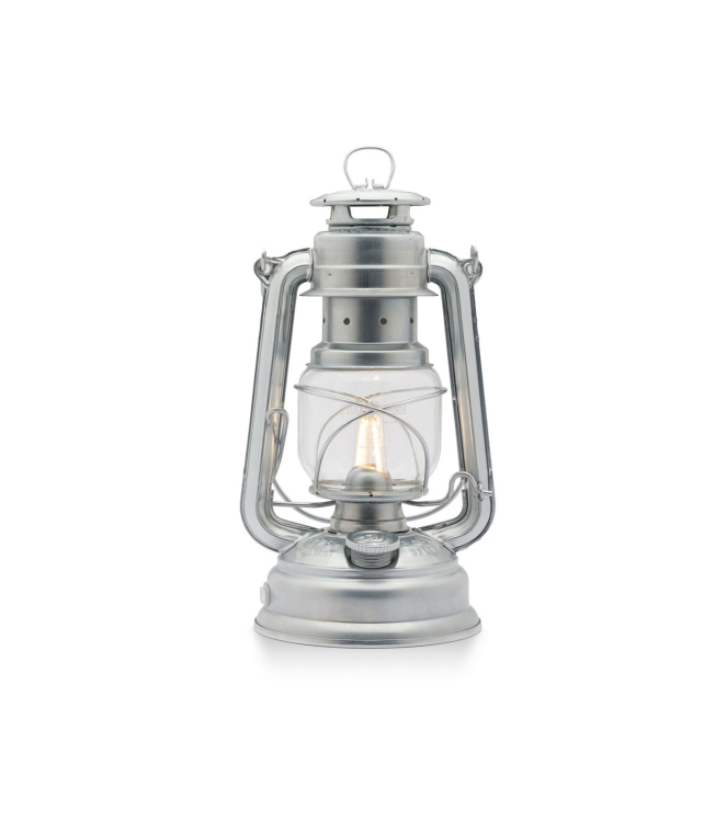 Feuerhand Feuerhand Stormlamp 276 Led zink FH 276-LED-RD Zink Feuerhand caravan FH 276-LED-RD lichtblauw bij Leerentveldvrijetijd.nl