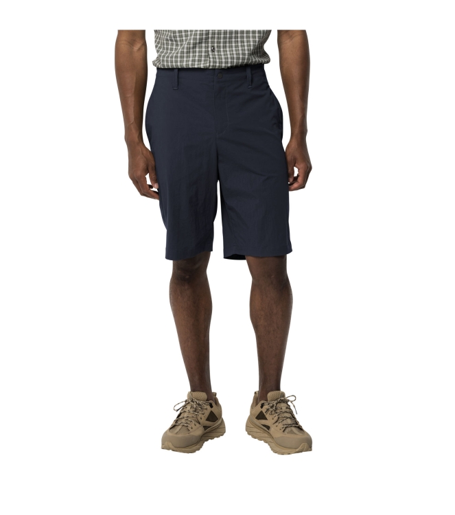 Jack Wolfskin Jack Wolfskin Desert Shorts M night blue 1508341_1010 night blue Jack Wolfskin broeken 1508341_1010 antraciet bij Leerentveldvrijetijd.nl