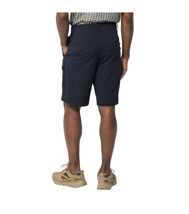 Jack Wolfskin Jack Wolfskin Desert Shorts M night blue 1508341_1010 night blue Jack Wolfskin broeken 1508341_1010 antraciet bij Leerentveldvrijetijd.nl
