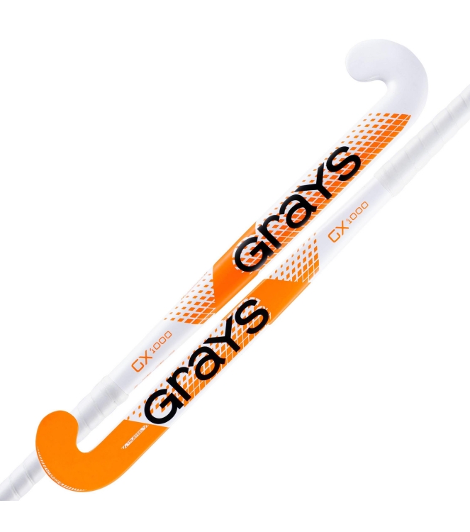 Grays Grays GX1000 Ultrabow MC hockeystick white/orange 23174 White/Orange Grays hockeysticks 23174 roze bij Leerentveldvrijetijd.nl