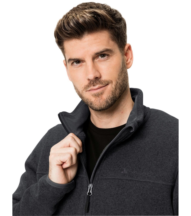 Vaude Vaude Men\'s Rienza Jacket III black 42934 010 black Vaude fleeces en truien 42934 010 licht grijs bij Leerentveldvrijetijd.nl