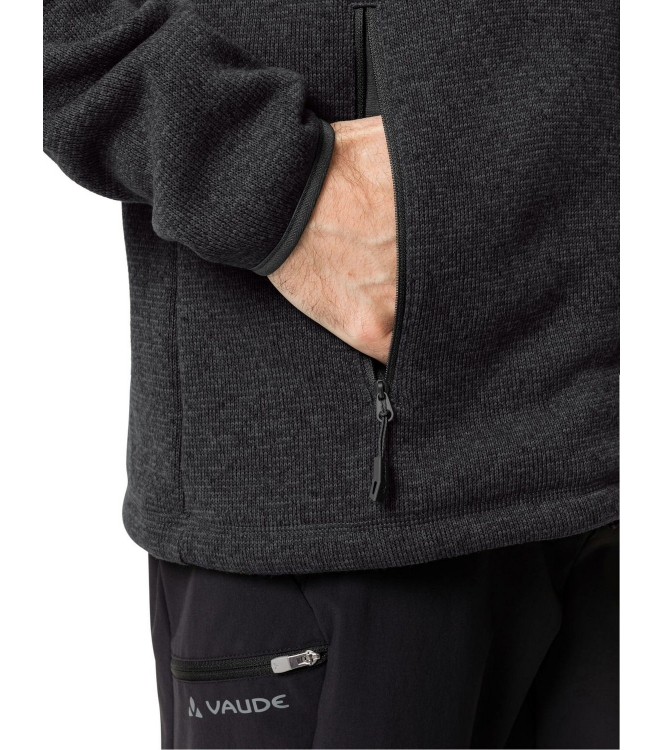 Vaude Vaude Men\'s Rienza Jacket III black 42934 010 black Vaude fleeces en truien 42934 010 licht grijs bij Leerentveldvrijetijd.nl