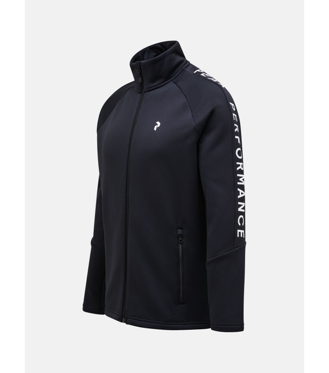 Peak Performance Peak Performance M Rider Zip Jacket black G79436050 Black Peak Performance fleeces en truien G79436050 licht grijs bij Leerentveldvrijetijd.nl