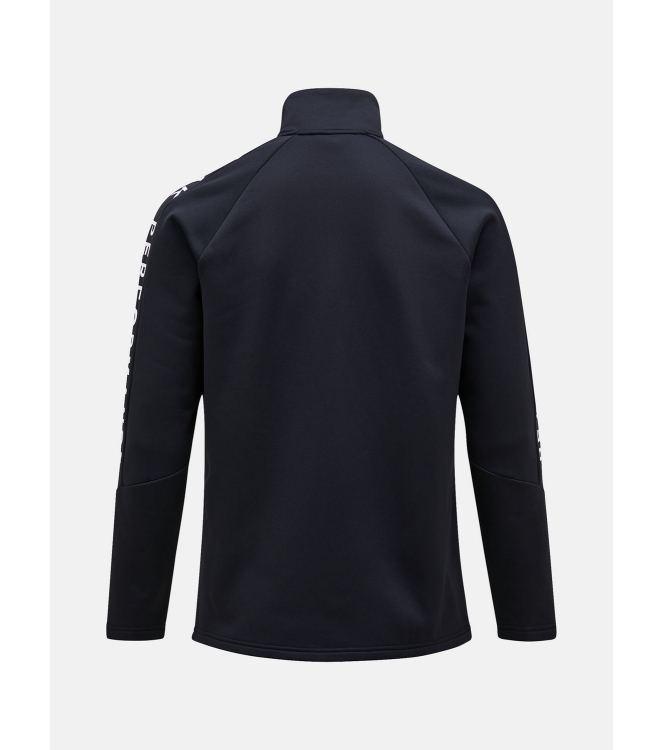 Peak Performance Peak Performance M Rider Zip Jacket black G79436050 Black Peak Performance fleeces en truien G79436050 licht grijs bij Leerentveldvrijetijd.nl