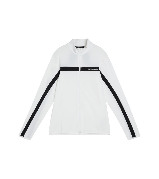 j. lindeberg j. lindeberg Jarvis Mid Layer white GMJS03873 White j. lindeberg fleeces en truien GMJS03873 roze bij Leerentveldvrijetijd.nl