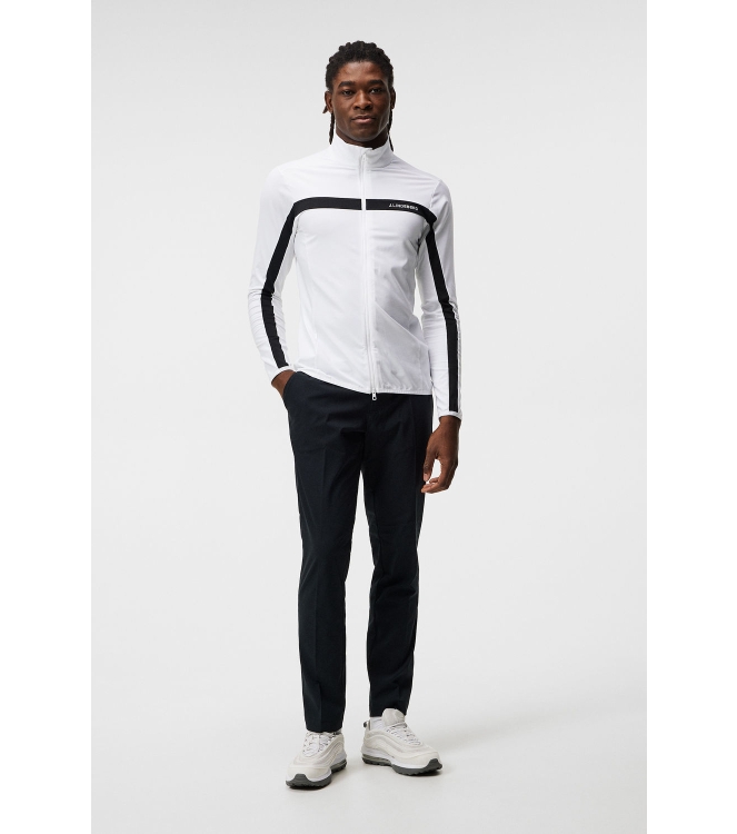 j. lindeberg j. lindeberg Jarvis Mid Layer white GMJS03873 White j. lindeberg fleeces en truien GMJS03873 roze bij Leerentveldvrijetijd.nl