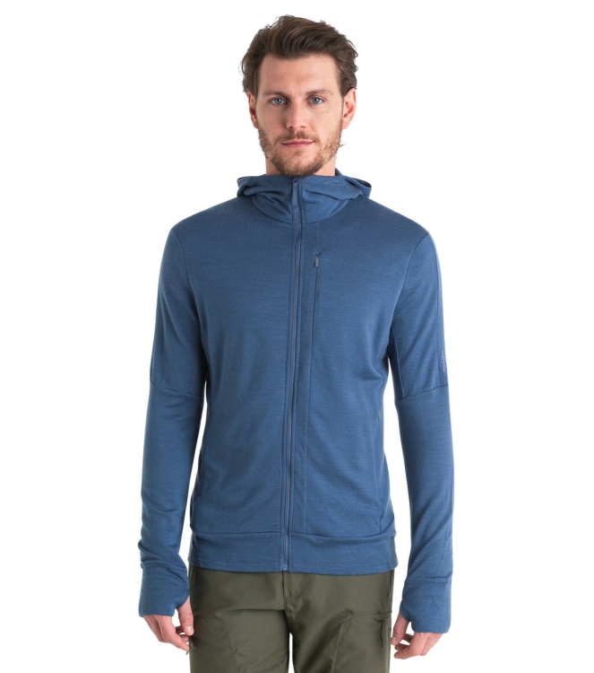 Icebreaker fleeces en truien 0A56W2A76 antraciet bij Leerentveldvrijetijd.nl