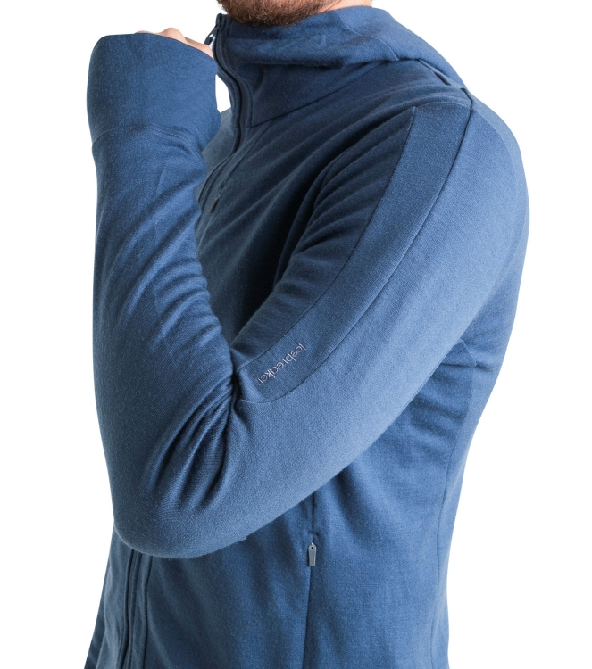 Icebreaker fleeces en truien 0A56W2A76 antraciet bij Leerentveldvrijetijd.nl