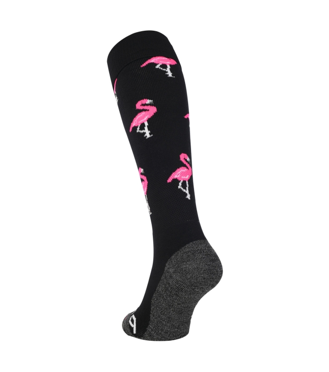 Brabo Brabo BC8460A Socks Flamingo black/pink 318.08460.020 Black/Pink Brabo hockeykleding 318.08460.020 ecru bij Leerentveldvrijetijd.nl