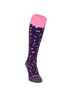 Brabo Brabo BC8450C Socks Cheetah Purple Brabo Brabo BC8450C Socks Cheetah Purple