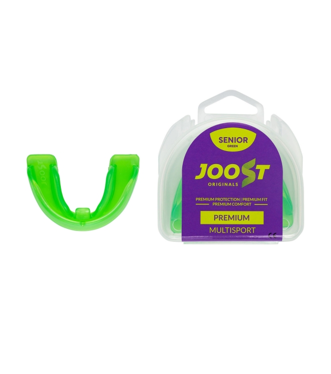joost originals joost originals Mouthguard Premium green (50) 6700 50 Green (50) joost originals bescherming 6700 50 blauw bij Leerentveldvrijetijd.nl