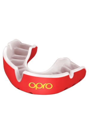 opro opro Gold Ultra Fit Mouthguard 6200 Red-White