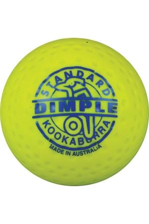 Kookaburra Kookaburra Dimple standard hockeybal yellow Kookaburra Kookaburra Dimple standard hockeybal yellow
