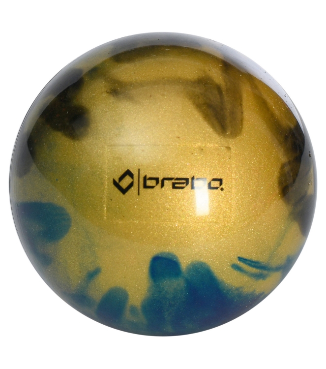 Brabo Brabo BB3080 Brabo Swirl Balls Gold Blister 319.03080.010 Brabo hockey accessoires 319.03080.010 ecru bij Leerentveldvrijetijd.nl