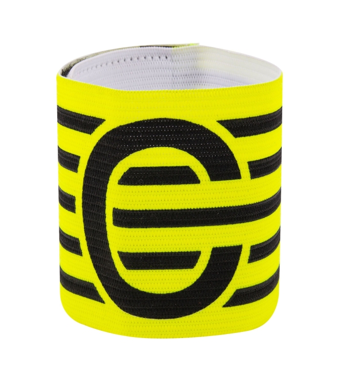 Stanno Stanno Captain Band Adjustable 4800 yellow-black 489100 4800 Yellow-Black Stanno hockey accessoires 489100 groen bij Leerentveldvrijetijd.nl