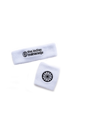 The Indian Maharadja The Indian Maharadja Headband white wit