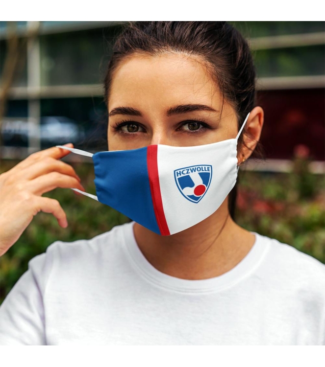 Leerentveld Vrijetijd hockey accessoires Mondkapje HC Zwolle roze bij Leerentveldvrijetijd.nl
